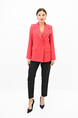 Kadın Astarlı Blazer Ceket 0101-22