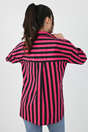 Kadın Desenli Gömlek 1674-25-1