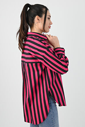 Kadın Desenli Gömlek 1674-25-1