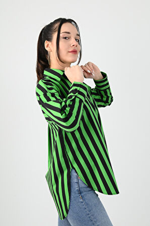 Kadın Desenli Gömlek 1674-25-1