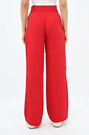 Kadın Palazzo Cep Detaylı Pantolon 6270-24