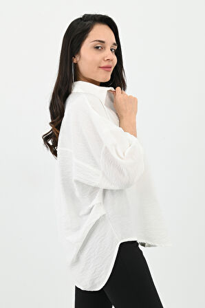 Kadın Sırt Detaylı Gömlek 1727-24