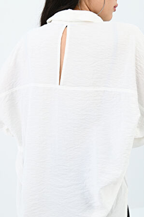 Kadın Sırt Detaylı Gömlek 1727-24