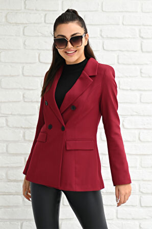 Kadın Astarlı Blazer Ceket 0101-22
