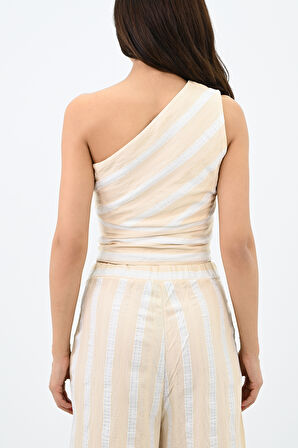 Kadın Tek Omuz Çizgili Takım 0013 24026