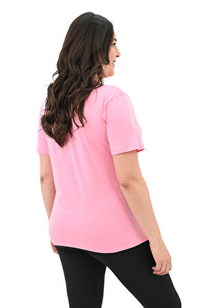 Kadın Büyük Beden Kiraz Baskılı T-shirt 1785-24