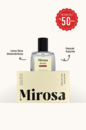 Mirosa Rouge Selective Dinlendirilmiş Kalıcı Kadın Parfümü Premium EDP 50ml S701