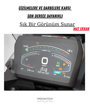 Voge Sr3 2024 Dijital Gösterge Uyumlu Mat Ekran Koruyucu