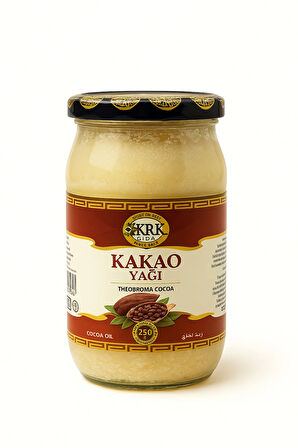 Soğuk Sıkım Kakao Yağı 250g – Cilt & Saç Bakımı İçin