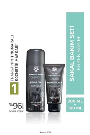 Ferahlatıcı Erkek Bakım Seti - Tıraş Köpüğü Balsam ve Sakal Kremi