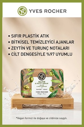 Zeytin ve Turunç Özlü 5 parça Bakım Seti - Duş Jeli Losyon Konsantre El Kremi Sabun