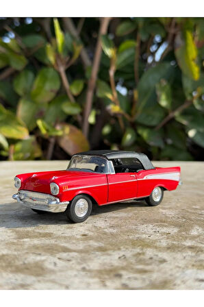 1957 Chevrolet Bel Air Koleksiyon Metal Araba Lüks Araba Oyuncak Araba Model Araba Chevy Bel Air