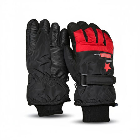 4-8 Yaş Erkek Çocuk Şişme Kar Kayak Eldiveni