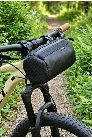 Bike And Art Elektrikli Bisiklet Gidon Termos Çantası – Yalıtımlı Silindir Çanta | 2.1L Hacim – Su