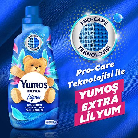 Yumoş Lilyum Beyazlar ve Renkliler İçin Konsantre Yumuşatıcı 1440 ml 60 Yıkama