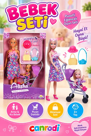S00003391 SUN RST SIS MNK BBK SET ALISHA PUSETLİ SET