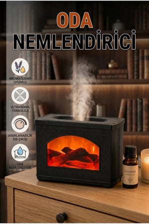 Aromaterapi Destekli Ultrasonik Oda Nemlendirici 270 ml USB Ayarlanabilir Buhar Difüzörü