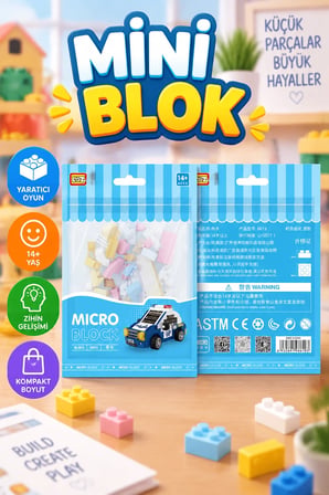 LZ8619 LOZ Blok Oyuncak Mini Poşet -canrodilife