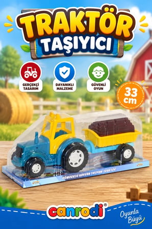 CN2037-2039CN  Vakumlu Traktör Taşıyıcı 33 cm -Halitcan Oyuncak