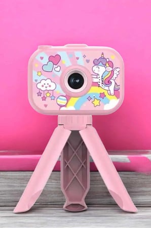 Çocuk Dijital Fotoğraf Makinesi 1080P HD LCD Ekranlı – Filtre, Çerçeve ve Oyun Özellikli
