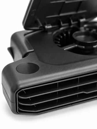 Koltuk Başlığına Monte 5 Kademeli Araç Soğutucu Fan – Aroma Hazneli USB-C Şarjlı
