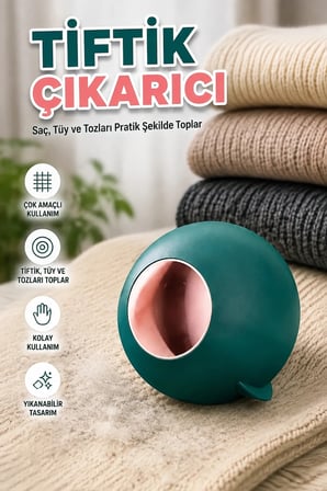 Yeniden Kullanılabilir ABS Tiftik ve Evcil Hayvan Tüyü Temizleme Topu Çok Amaçlı Rulo