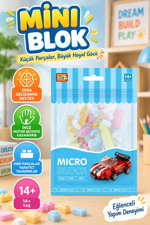 LZ8622 LOZ Blok Oyuncak Mini Poşet -canrodilife