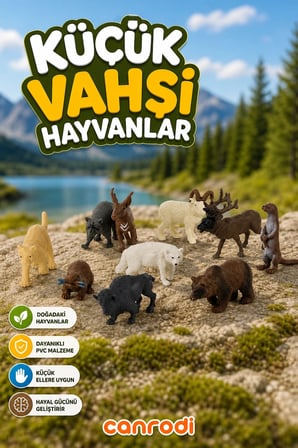 YS3-012A-B PVC Küçük Vahşi Hayvanlar -canrodi