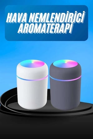 Humidifier LED Işıklı Mini Ortam Kokusu Aromaterapi Buhardanlık USB Taşınabilir Nemlendirici