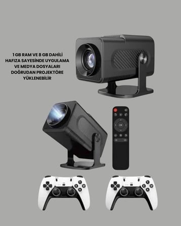 HCS350pro Android 11 LED Projektör – WiFi6, Bluetooth 5.4, Full HD 1080P