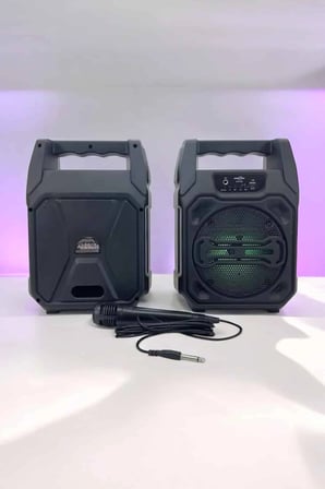 6.5 İnç Taşınabilir Bluetooth Hoparlör – 15W, TWS, FM Radyo, USB ve TF Kart Destekli