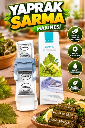 Manuel Yaprak Sarma Cihazı Gıdaya Uygun Kolay Temizlenebilir Sarma Aleti