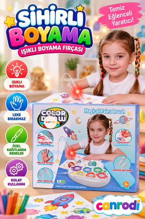WF-6003A SİHİRLİ BOYAMA LEKESİZ IŞIKLI BOYAMA FIRÇASI