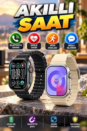 Gümüş Kasa Bluetooth Akıllı Saat Arama Cevaplama Tema Değiştirme