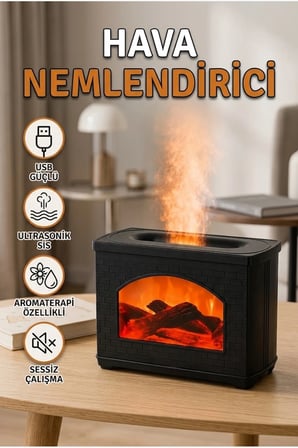 USB Ultrasonik Hava Nemlendirici 270 ML Aromaterapi Difüzör Ayarlanabilir Sis Özellikli