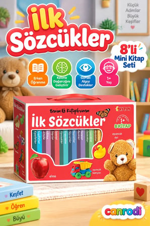 2090 Dıytoy, İlk Kütüphanem-İlk Sözcükler 8'Li Mini Kitap Seti