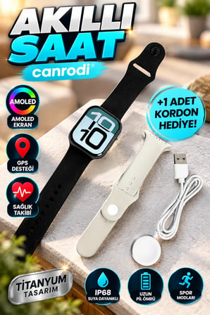 RS12 PRO+ 2025 Serisi 45 mm Titanyum AMOLED Ekranlı GPS Destekli Akıllı Saat