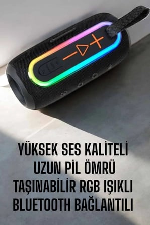 Kablosuz Bluetooth Hoparlör Bluetooth 5.1 Taşınabilir 10 m Menzil