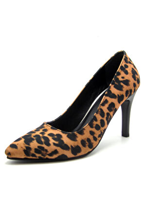 Gowa Leopar Desenli Stiletto