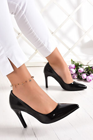 Gowa Siyah Rugan Klasik Stiletto