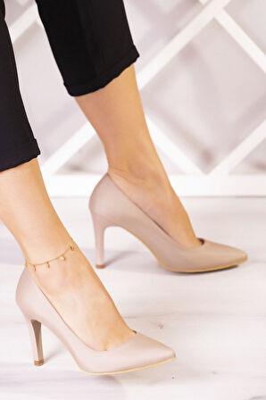 Gowa Plus Ten Saten Abiye Stiletto