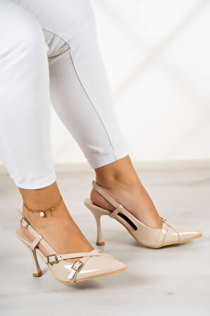 Natalia Ten Rugan Arkası Açık Stiletto