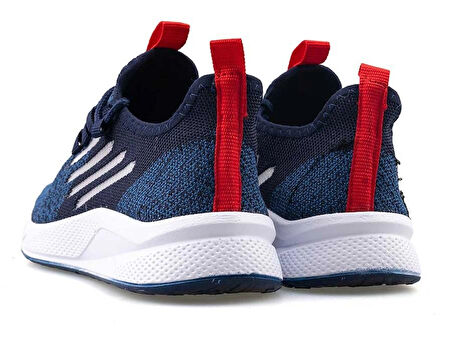 WAVES LUPOON 128 AQUA Triko Ünisex Sneaker Ayakkabı LACİVERT_KIRMIZI_BEYAZ