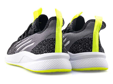 WAVES LUPOON 128 AQUA Triko Ünisex Sneaker Ayakkabı SİYAH_FOSFOR YEŞİL