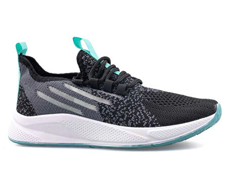 WAVES LUPOON 128 AQUA Triko Ünisex Sneaker Ayakkabı SİYAH_SU YEŞİLİ