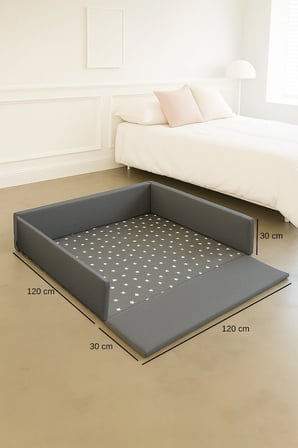 SABY 120x120 Katlanabilir Bebek Oyun Havuzu – 4in1 Emekleme, Oyun ve Güvenli Aktivite Alanı
