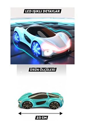 02960 UZAKTAN KUMANDALI IŞIKLI MÜZİKLİ ŞARJ İSTASYONLU OYUNCAK LÜKX SPOR ARABA