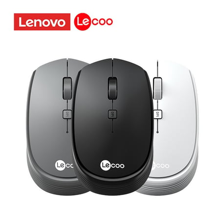 Lenovo Lecoo WS202 1600 DPI 4 Tuşlu Kablosuz Mouse / Siyah