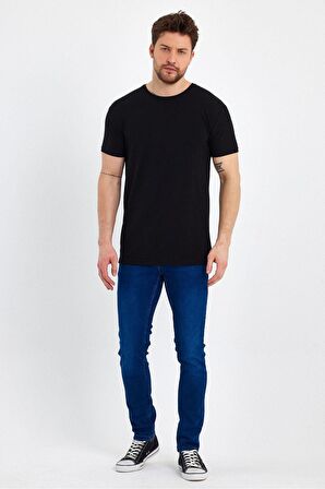 Erkek Bisiklet Yaka Basic Tişört