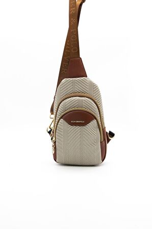 Kadın Bel Çantası 959-37555 SİLVER POLO FREEBAG M132 BEJ-MAT KİREMİT